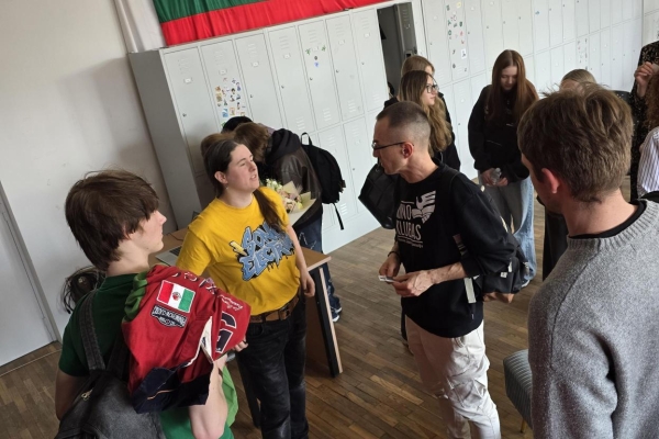 Susitikimas su rašytoja Justina Kapeckaite